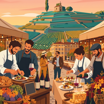 banquet chefs et vignerons Tain l'Hermitage
