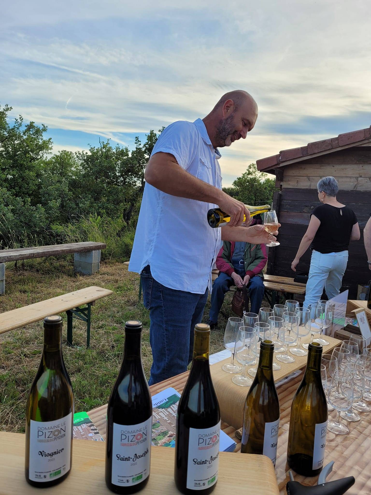 apéro vignes en vallée du Rhône nord