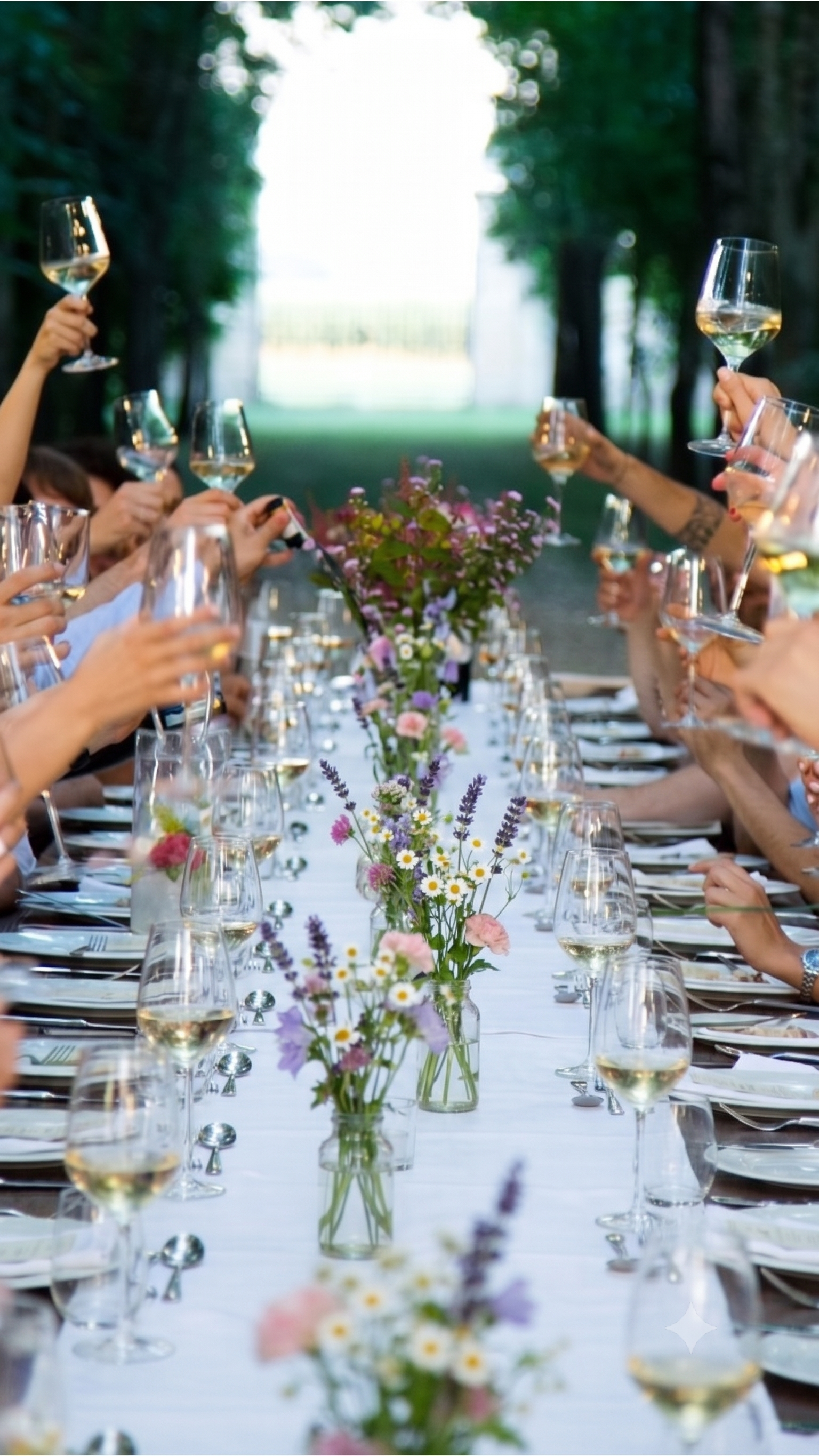 dîner au coeur des vignes