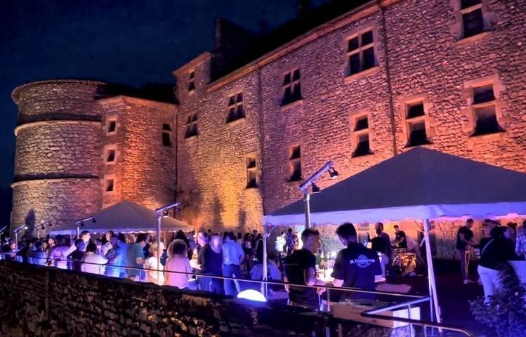 Photo of DI'VIN Clair de Lune sur la terrasse nord du Château-Musée de Tournon sur Rhône