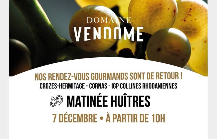 image de Rendez-vous gourmands : Matinée huitres -Domaine Vendome