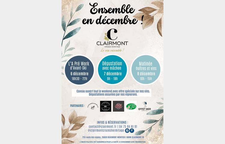 image de Ensemble en décembre ! - Cave de Clairmont