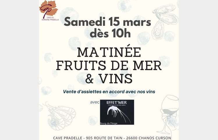 image de Matinée fruits de mer et vins - Cave Pradelle