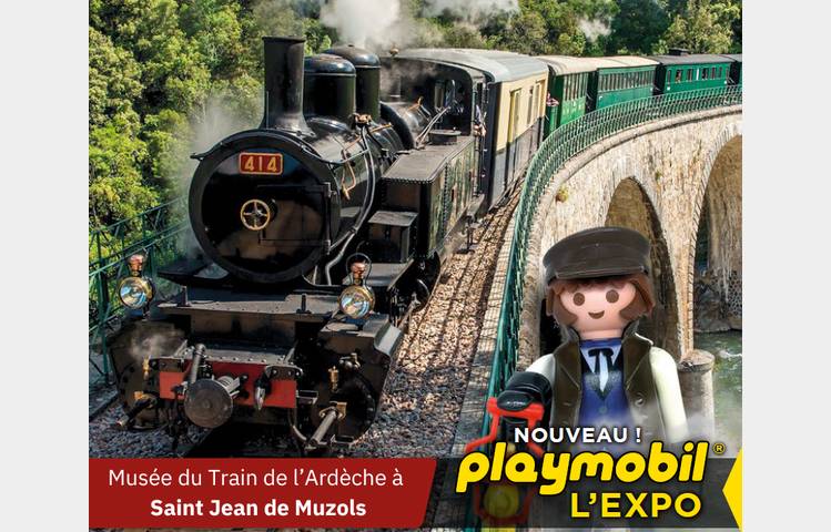 image de Exposition Playmobil® - Train de l'Ardèche
