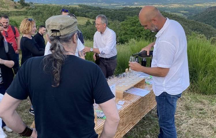 Photo of Apéro sunset in the vineyards (Domaine Les vins de St Vallier)