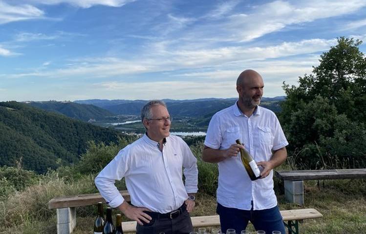 Photo of Apéro sunset in the vineyards (Domaine Les vins de St Vallier)