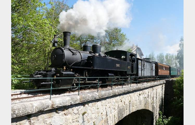 image de La boucle du Doux en bateau, Cyclo et Train Vapeur - La compagnie des canotiers