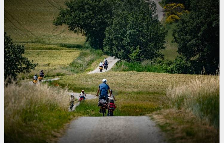 image de Voyage vélo - Dolce Via, l'Ardèche version vélo, train à vapeur et baignade