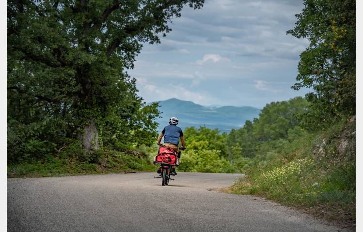 image de Voyage vélo - Dolce Via, l'Ardèche version vélo, train à vapeur et baignade