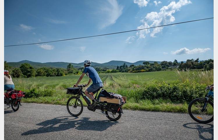 image de Voyage vélo - Dolce Via, l'Ardèche version vélo, train à vapeur et baignade