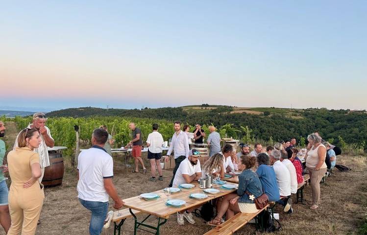 Photo of Sunset dans les vignes - Domaines d'Aniello et Vallet