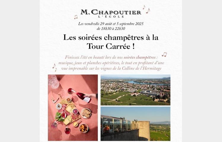 image de Soirée champêtre à la tour carré - Maison M.Chapoutier