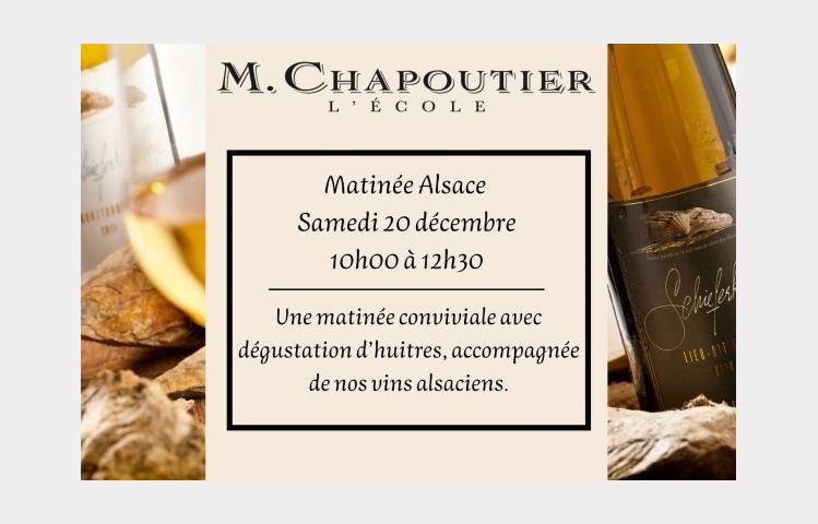 image de Matinée Alsace - Vins et huîtres