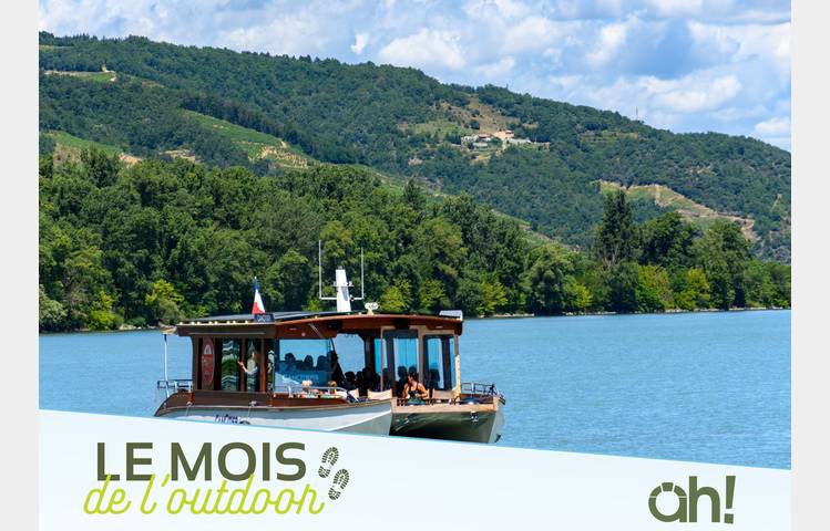 image de Croisière en Hermitage vers Saint Vallier avec les Canotiers