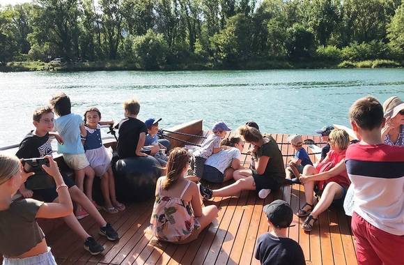 Croisière familiale "les moussaillons" à Tournon sur Rhône avec Les Canotiers