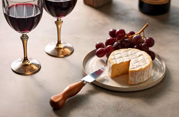 wine and cheese