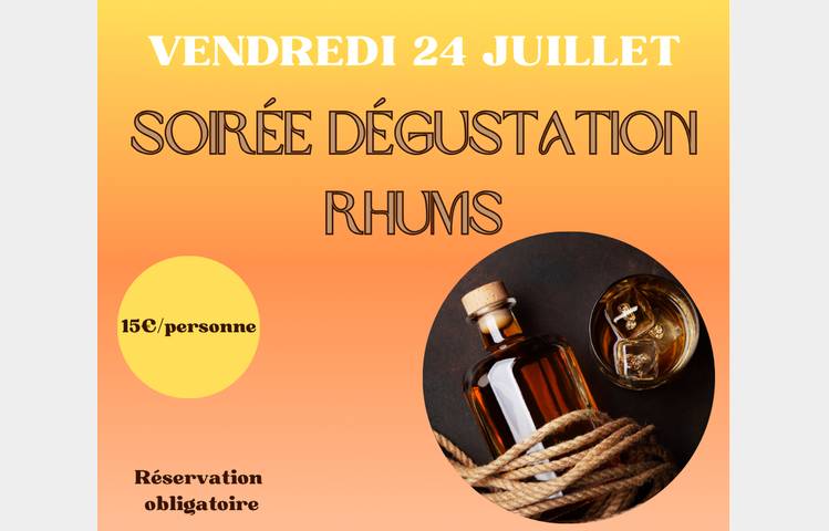 image de Soirée dégustation de rhums - domaine des Arcandres