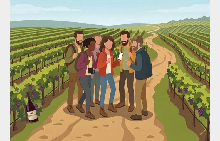 image de Chasse à la bouteille - Domaine des Arcandres