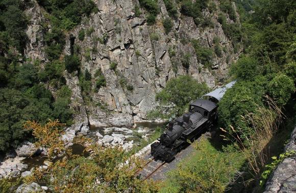Train western au Train de l'Ardèche