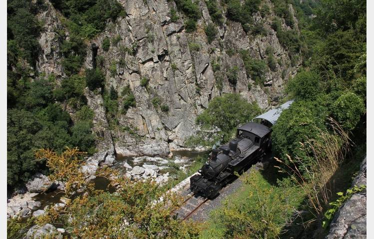 image de Train western au Train de l'Ardèche