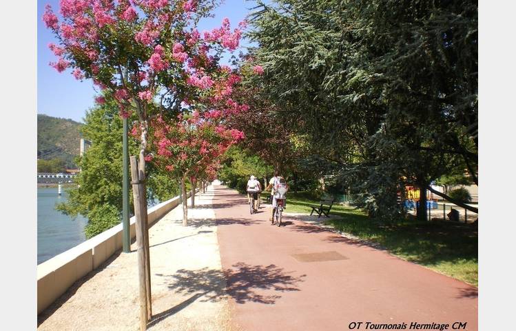 image de Voie Douce de Tain l'Hermitage à Valence (itinéraire bis Viarhona)