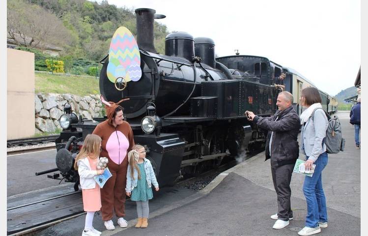 image de Train de Pâques au Train de l'Ardèche