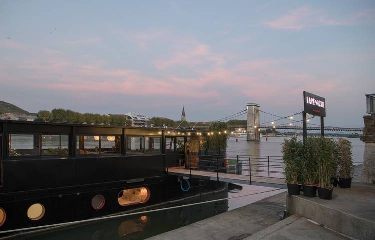 Photo of Bed and Bicycle ( La Péniche )
